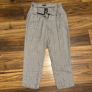 Timing women’s Black and White Checkered Dress Pants